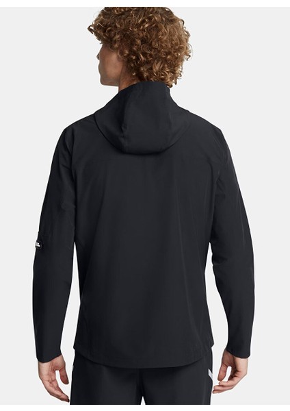 1389255-001 Vanish Woven Utility Ja Siyah Normal Kalıp Erkek Zip Ceket