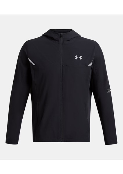1389255-001 Vanish Woven Utility Ja Siyah Normal Kalıp Erkek Zip Ceket
