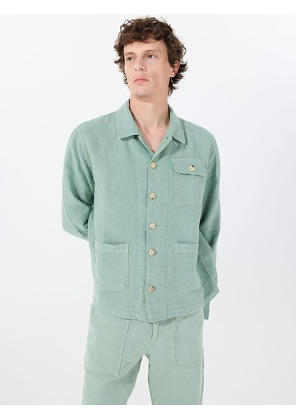 Yeşil Erkek Standart Ceket Mr Brıckell Jacket