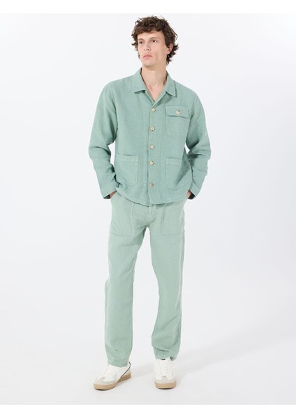 Yeşil Erkek Standart Ceket Mr Brıckell Jacket