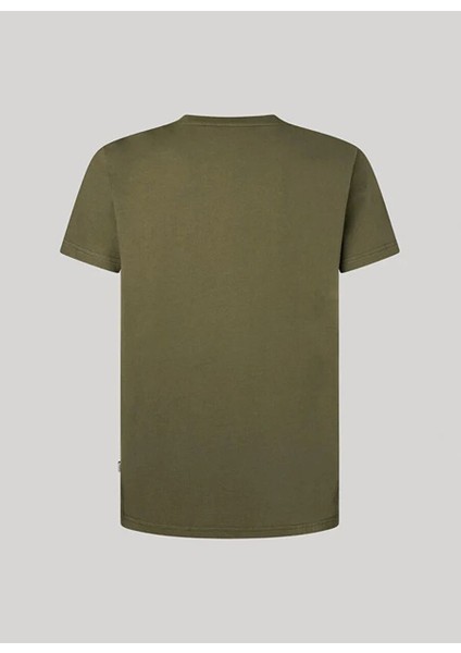 Yeşil Erkek Regular Fit Baskılı T-Shirt PM509210 679 Craıg