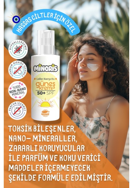 Leke Karşıtı Güneş Kremi Spf 50 150 ml