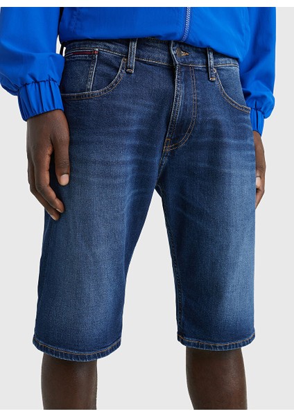 Erkek Standart Fit Denim Şort DM0DM161441BK_RONNIE Short BG0156