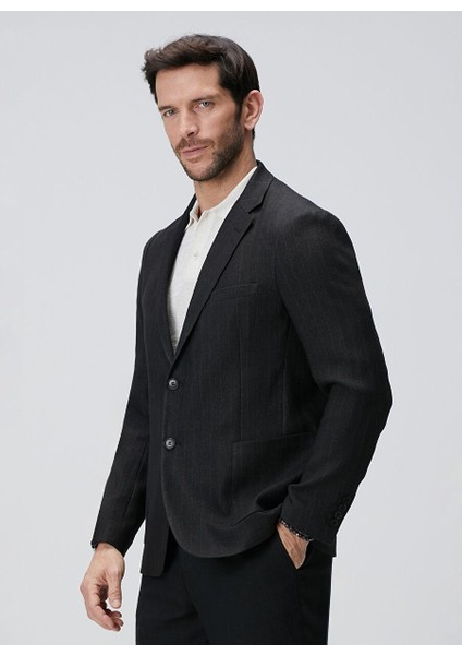 Siyah Erkek Slim Fit Ceket 1093942 fırsatları