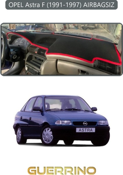 Opel Astra F 1991-1997 Aırbagsıztorpido Koruma Halısı Gri Kenar