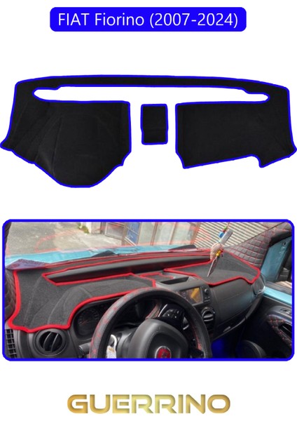 Fıat Fiorino 2007-2020 Modellerine Uygun Eski Torpido Koruma Halısı Mavi Kenar