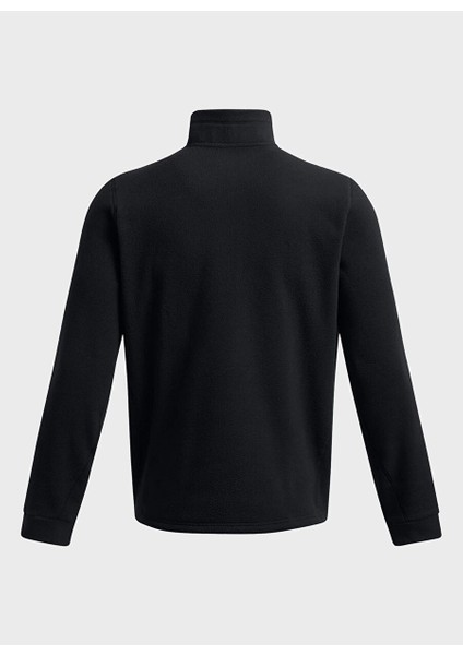 Siyah Erkek Fermuarlı Normal Düz Sweatshirt 1387570-001 Ua Expanse Fleece Hz