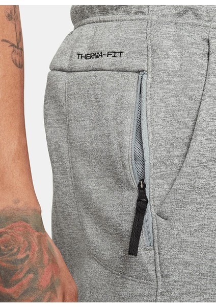 DQ5405-063 M Nk Tf Pant Taper Siyah - Gri - Gümüş Lastikli Paça Standart Fit Erkek Eşofman Altı modelleri