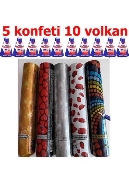 5 Konfeti 10 Volkan