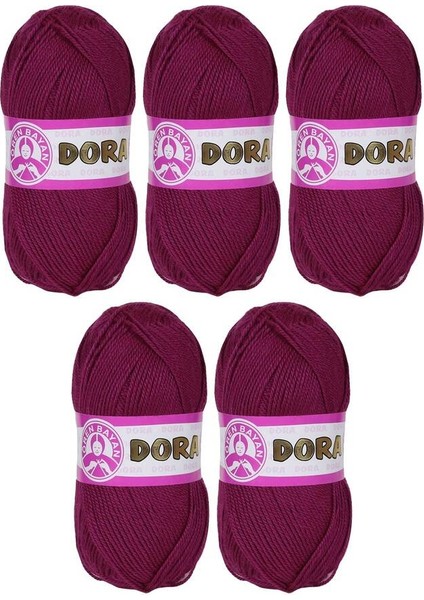 Mlvx Dora El Örgü Ipi 5 Li Kod/renk: Vişne 103 Blsm