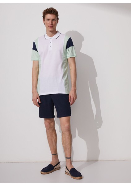 Jakarlı Ekru Erkek Polo T-Shirt Jonat fiyatları