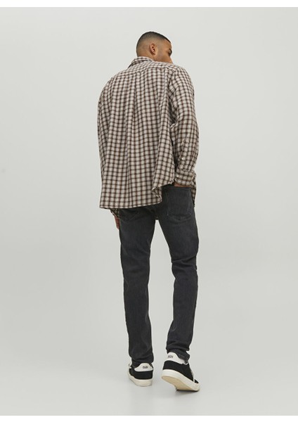 Siyah Erkek Dar Paça Slim Fit Denim Pantolon Jjıglenn Jjevan Am 777 Lıd indirimleri