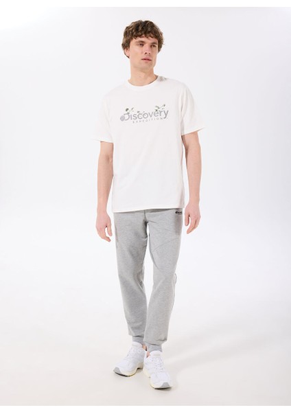 D4SM-TST3310 Beyaz Bisiklet Yaka Basic Baskılı Erkek T-Shirt fiyatları