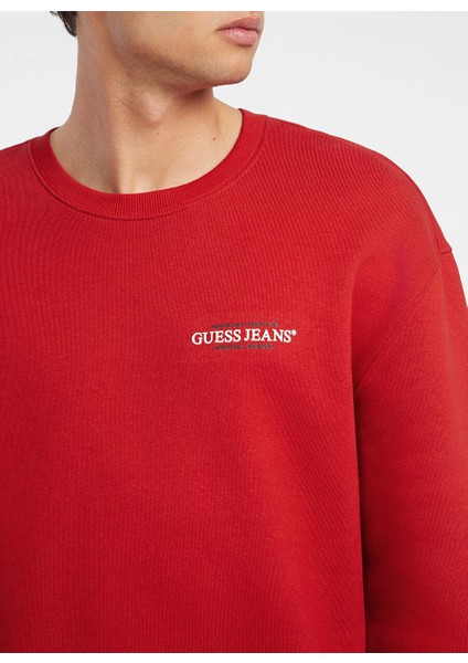 Kırmızı Erkek Sweatshirt M4YQ17K9V31G585 Gj Cn Reg Amerıcan modelleri