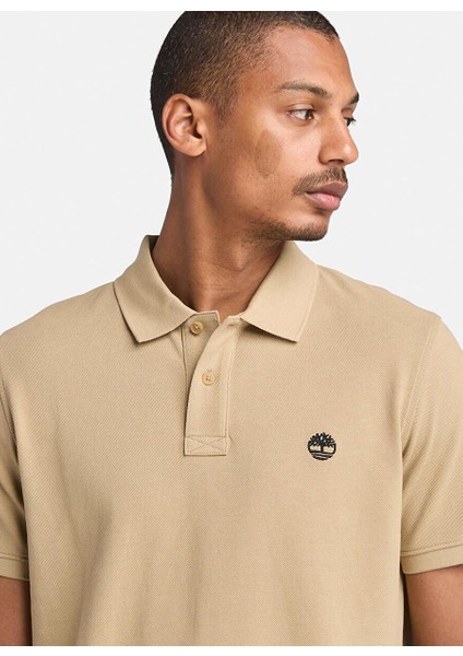 Tımberland Bej Mıllers Rıver Pique Short Sleeve Polo Erkek Polo T-Shirt TB0A6VDPDH41 fiyatları