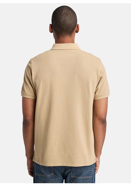 Tımberland Bej Mıllers Rıver Pique Short Sleeve Polo Erkek Polo T-Shirt TB0A6VDPDH41 fırsatları