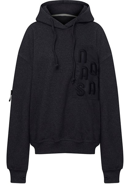 Isatum Kapüşonlu Sweat - Antrasit