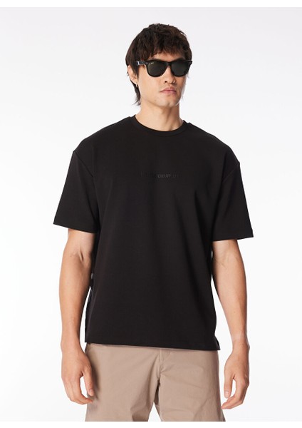 Gmg Fırenze Bisiklet Yaka Siyah Erkek T-Shirt GU24MSS03016 fiyatları