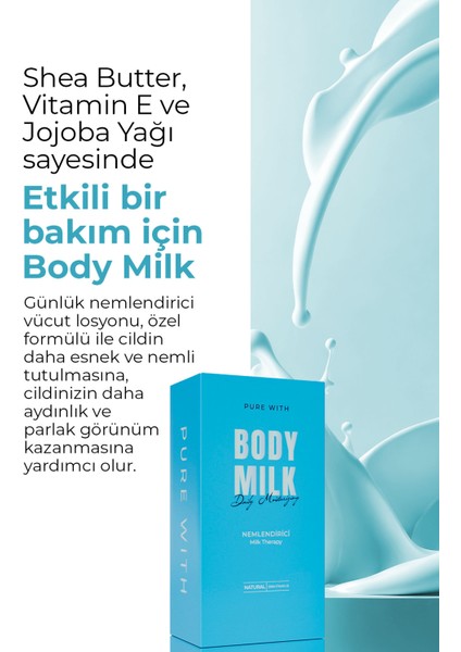 Ultra Nemlendirici ve Işıltı Veren Doğal Shea Butter Body Milk | 250 ml fiyatları