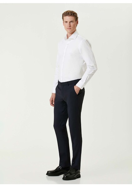 Beyaz Erkek Gömlek Slim Fit Düz Gömlek 1092990 modelleri