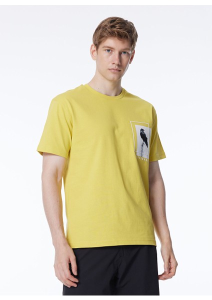 Gmg Fırenze Bisiklet Yaka Sarı Erkek T-Shirt GU24MSS03011
