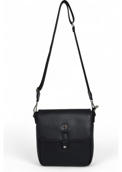 Unisex Postacı Çanta – Çapraz Askılı, Çift Kilitli, Fermuarlı Bölmeli – 24x24x7cm