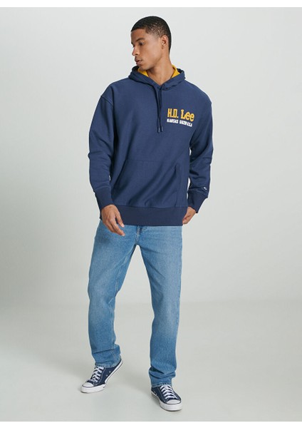 Indigo Erkek Kapüşon Yaka Loose Fit Sweatshirt L232277315 modelleri