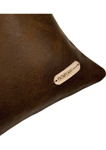 Flat Suni Nubuk Düz Açık Taba Antrasit Gri Açık Koyu Kahve Kiremit Dikdörtgen Kırlent Kılıfı 60X35 fırsatları