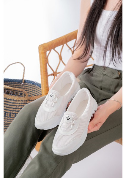 Unisex Bağcıksız Rahat Esnek Günlük Sneaker Spor Ayakkabı