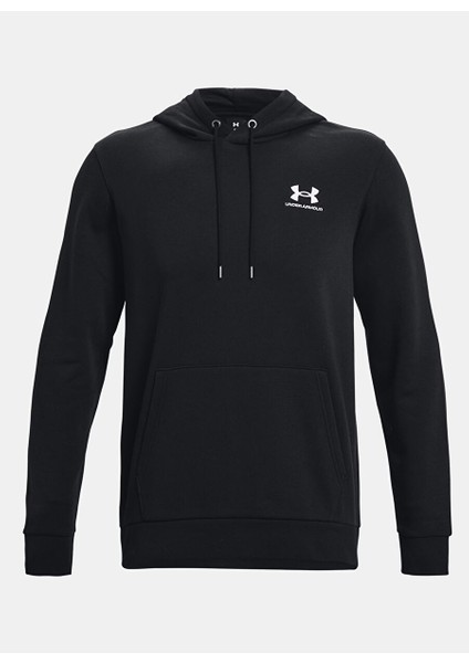Siyah Erkek Kapüşon Normal Düz Sweatshirt 1373880-001 Ua Icon Fleece Hoodie