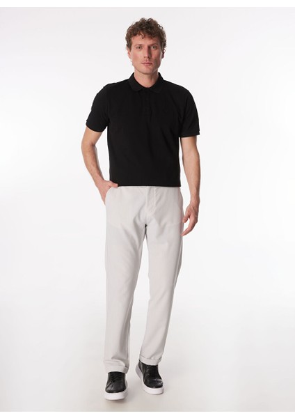 Gri Erkek Bağlamalı Regular Fit Chino Pantolon FC4SM-PNT 0783