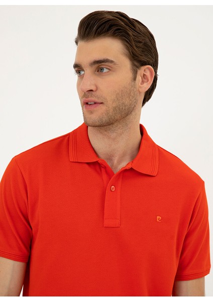 Düz Kırmızı Erkek Polo T-Shirt Sunny modelleri