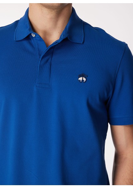 Polo Yaka Saks Erkek T-Shirt BBSP23MTS019 fırsatları