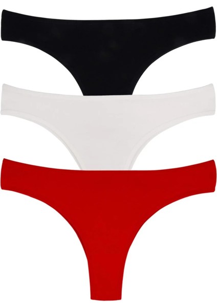 Brazilian Renkli 3 Lü Külot Set