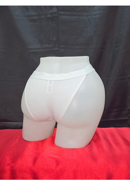 Bikini Model Beli Lastik Detaylı 3 Lü Külot