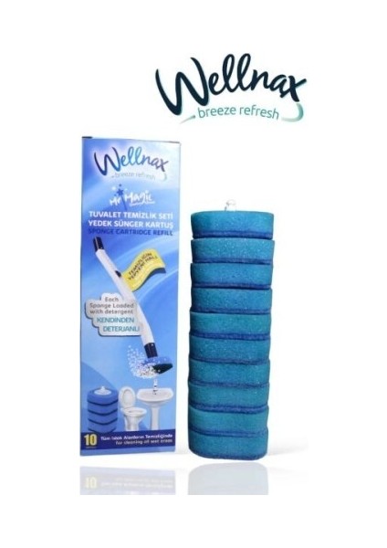 Kullan At Süngerli Tuvalet Temizleme Yedek Başlık