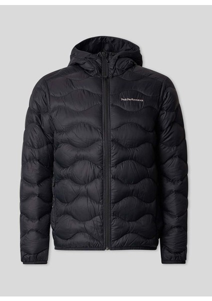 M Helium Down Jacket-Black Fermuarlı Yaka Normal Kalıp Erkek Ceket