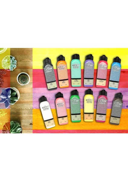 Akrilik Boya 140 Ml. x 12 Temel Renk Set fiyatları