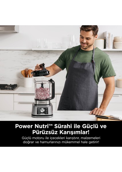 ® Foodi® 3 In 1 Akıllı Tork ve Auto-Iq Sistemli Power Nutri Blender