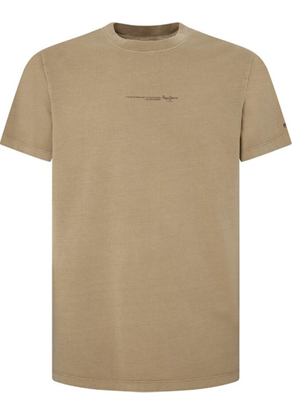 Haki Erkek Regular Fit Baskılı T-Shirt PM509231 858 Dave Tee