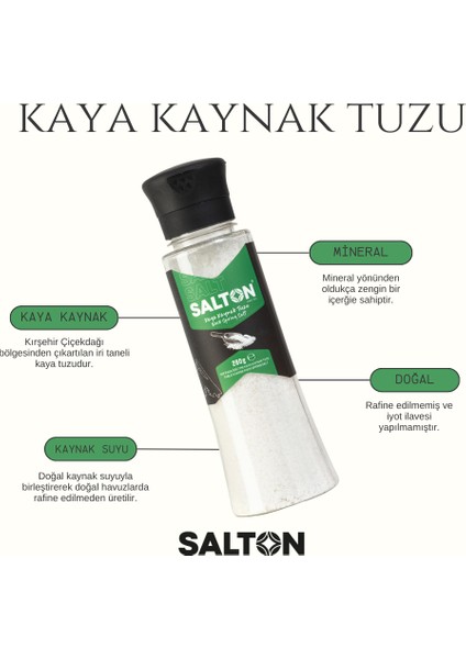 Salton Kaya Kaynak Tuzu Seramik Değirmen 280GR fiyatları
