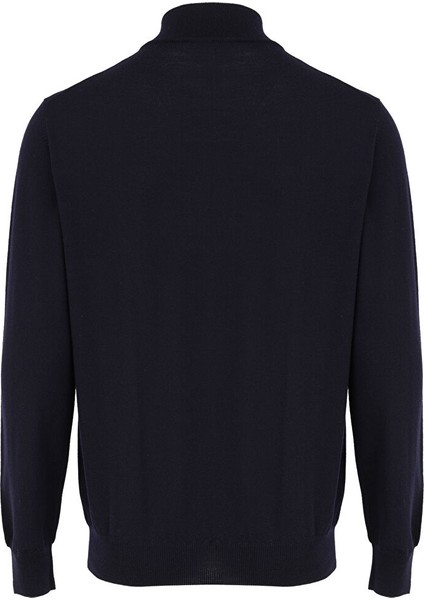 Koyu Lacivert Erkek Bisiklet Slim Fit Kazak WM63_ZMG9 modelleri