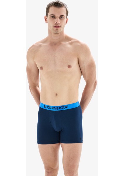 Erkek Boxer 3'lü Paket Modern Basics 9471 - Mavi fırsatları
