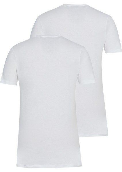 9675 KISA KOL 2 Lİ BEYAZ T-SHİRT fiyatları