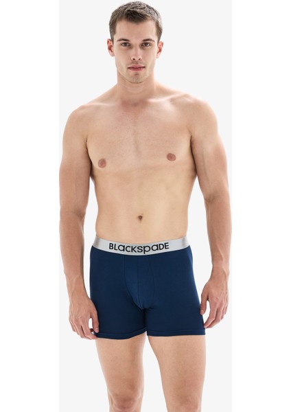 Erkek Boxer 3'lü Paket Modern Basics 9471 - Mavi modelleri