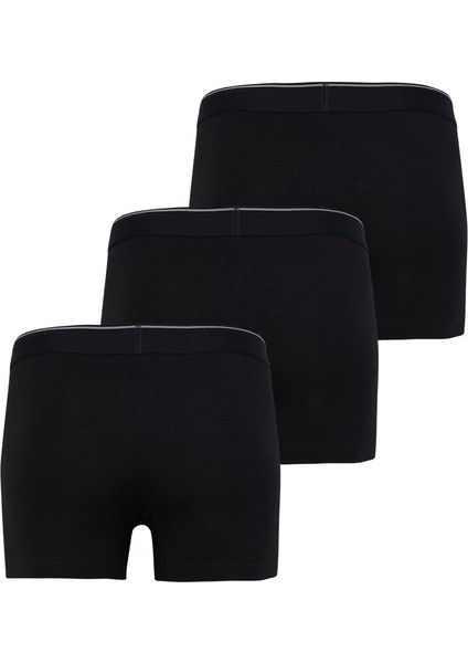9670 ERKEK TENDER COTTON SHORTY 3 LÜ SİYAH BOXER fiyatları