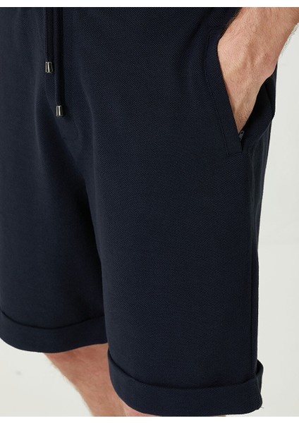 Lacivert Erkek Duble Paça Slim Fit Şort 1086386 fırsatları