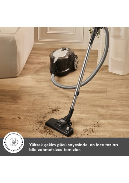 Vantuz Smax Geniş Toz Hazneli Elektrikli Süpürge Silver 2.8 L fırsatları