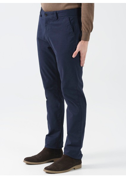 Lacivert Erkek Regular Fit Chino Pantolon cm Pnt 605 fırsatları