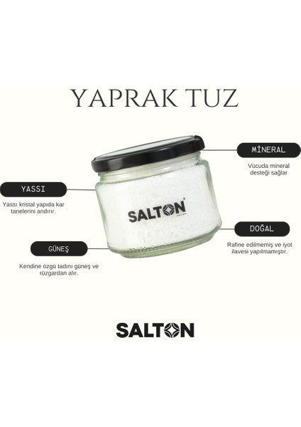 Salton Cam Kavanoz Salt Flakes (Yaprak Tuz) 150GR fiyatları